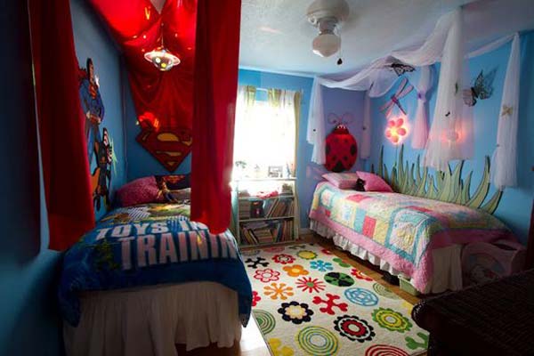15 крутых идей детской комнаты для мальчика и девочки