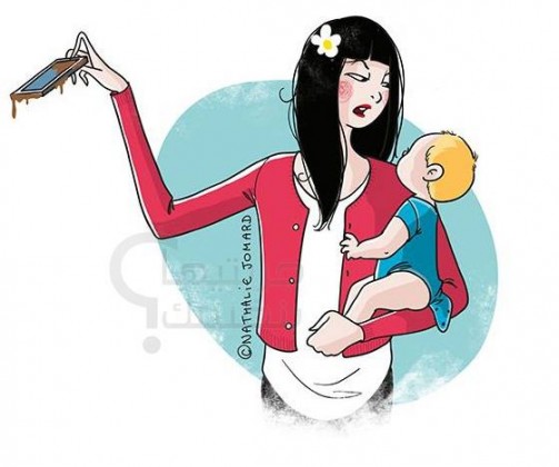 13 веселых иллюстраций о нелегкой жизни всех мам