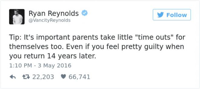 Райан Рейнольдс о дочерях: 20 трогательных и смешных твитов