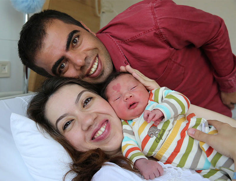 Мальчик с сердечком на лбу: у пары из Турции родился уникальный ребенок