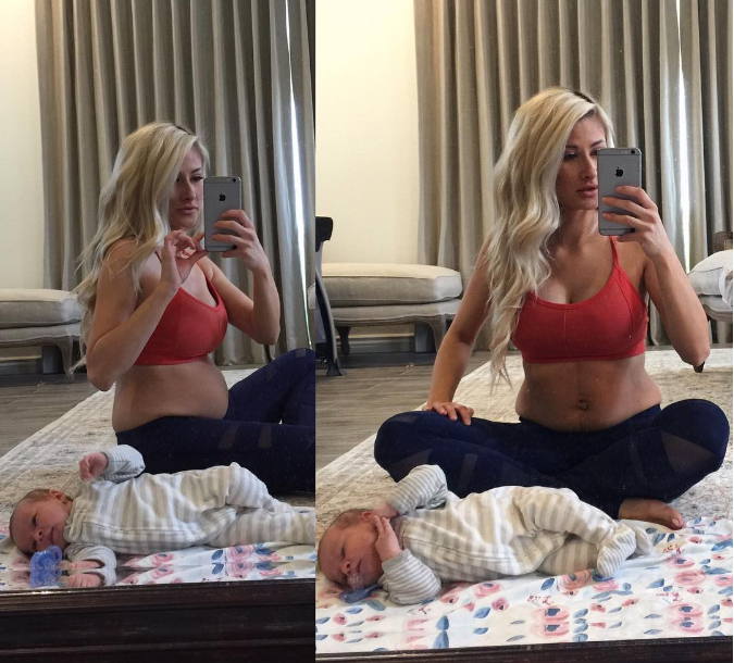 фитнес-блогер выложила фото живота после 2-х родов