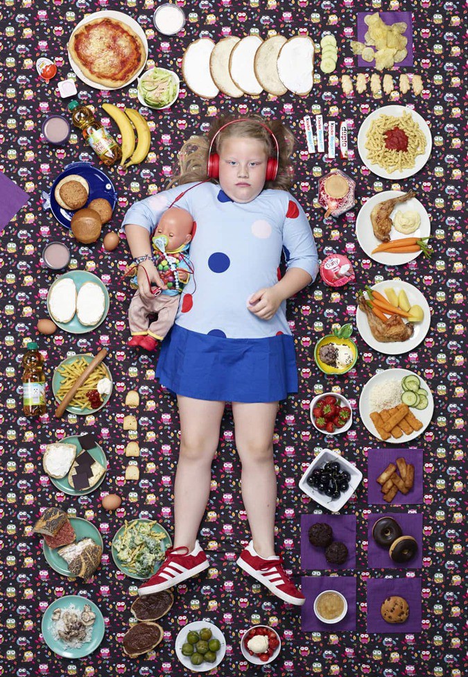 Еда = Детское Ожирение: социальный фото-проект о том, что едят дети во всем мире