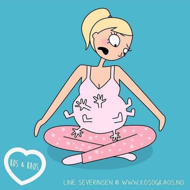 15 ироничных комиксов о том, как нелегко живется беременным