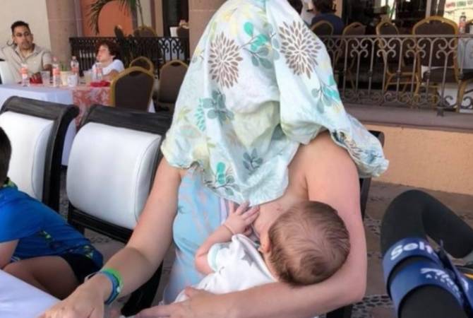 Женщина с пеленкой на голове — протест этой мамы сделал ее суперзвездой в соцсетях