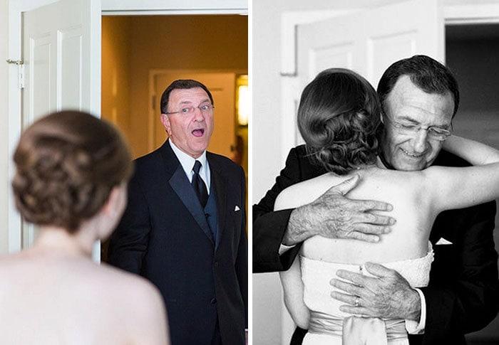 30 трогательных моментов, когда отцы не сдерживают слез при виде дочери-невесты