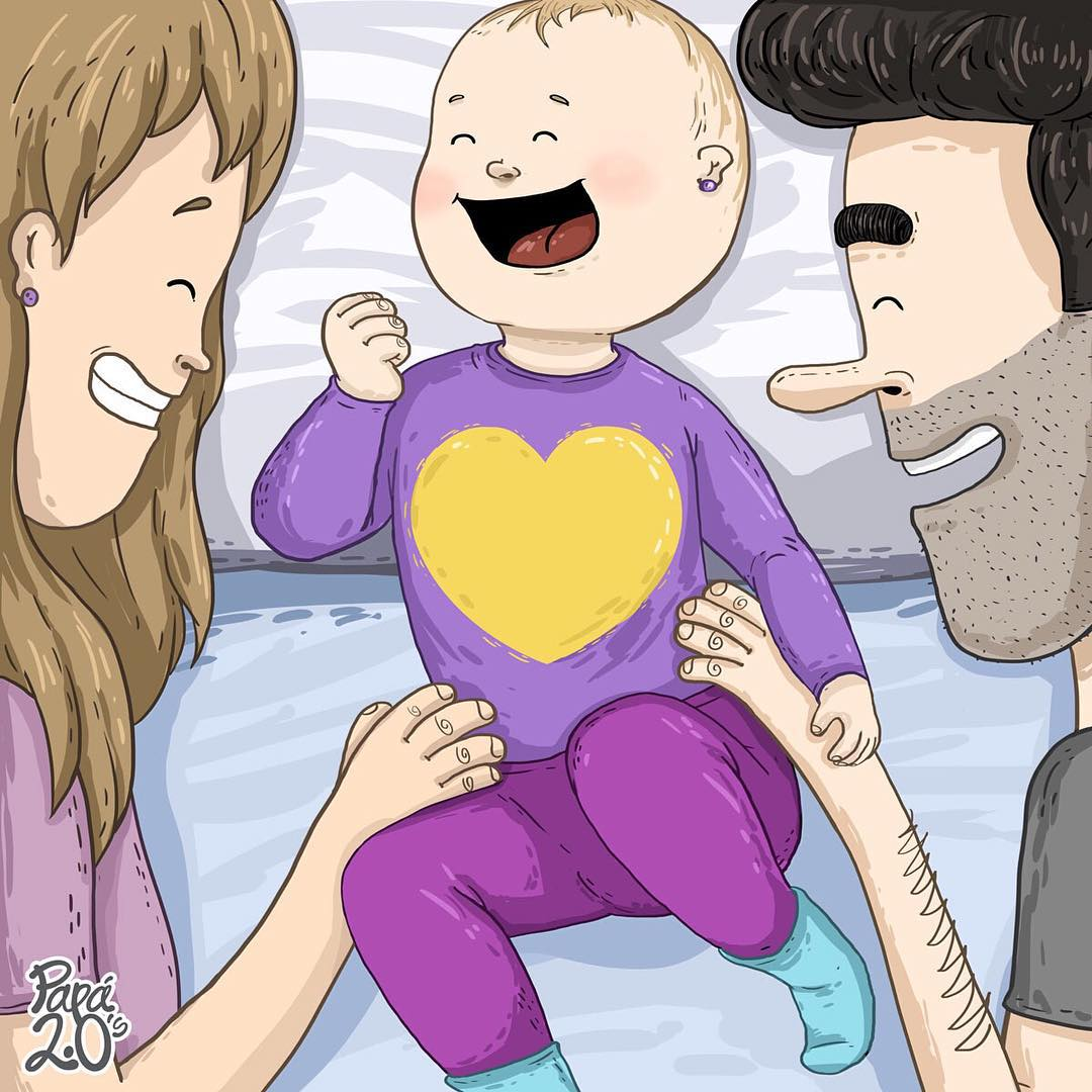 Каково это — быть папой маленькой принцессы: 10 смешных комиксов