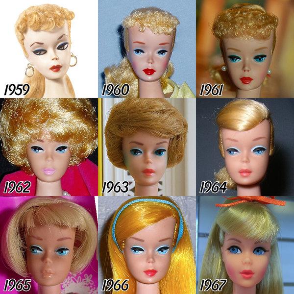 А ей почти 60: как изменилась кукла Барби за все эти годы 