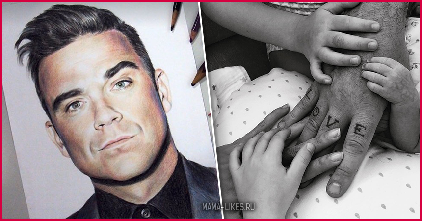 Robbie Williams Family Images