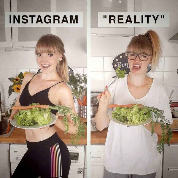 Как идеальная жизнь из Instagram выглядит в реальной жизни (10 ироничных примеров)